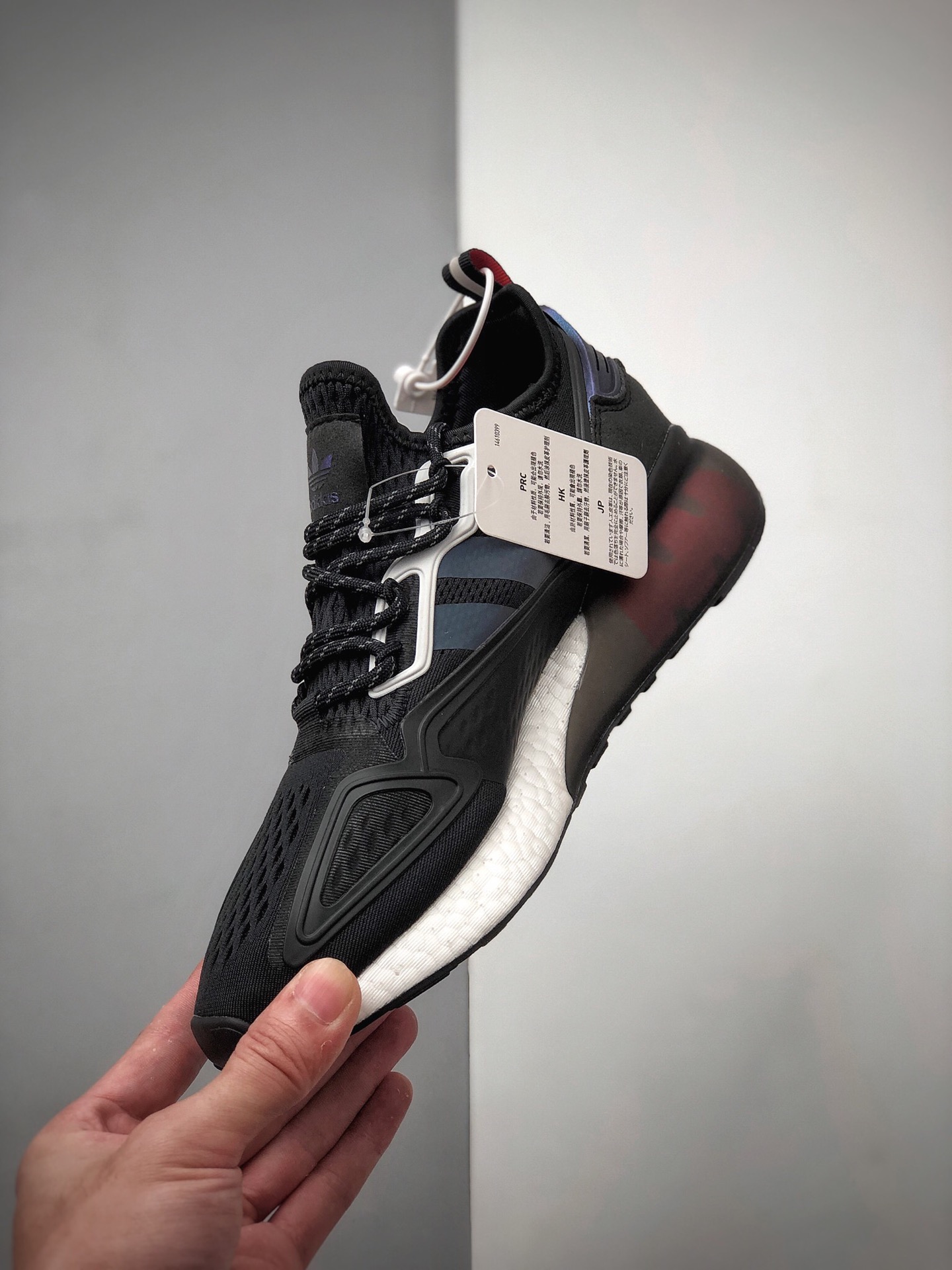 250 阿迪达斯 Adidas Originals ZX 2K Boost 易烊千玺同款 全新爆米花缓震休闲运动跑鞋FW7475