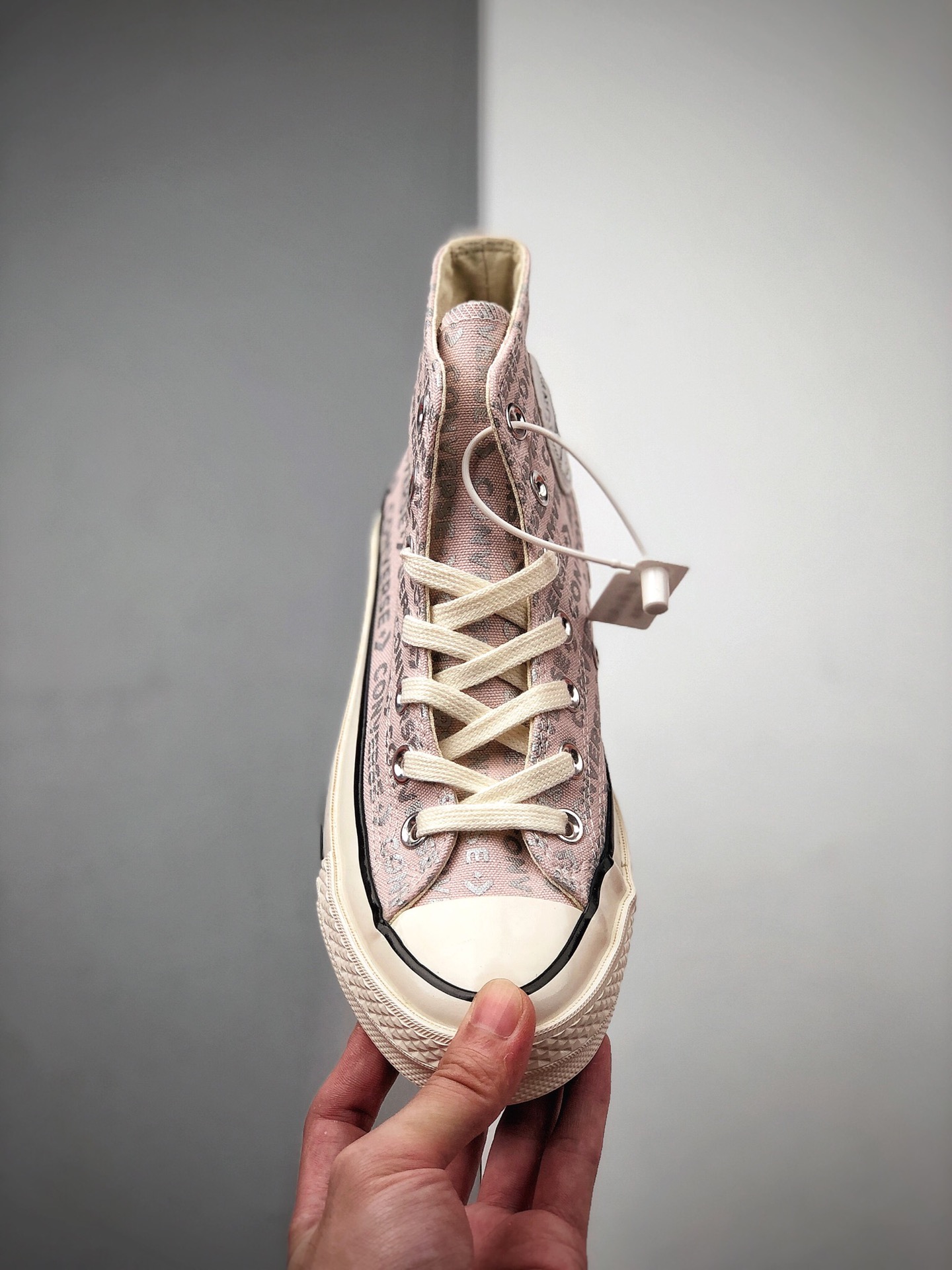 150 女生专属裸粉Converse Logo Converse Chunk 70s 匡威 裸粉色高帮帆布鞋