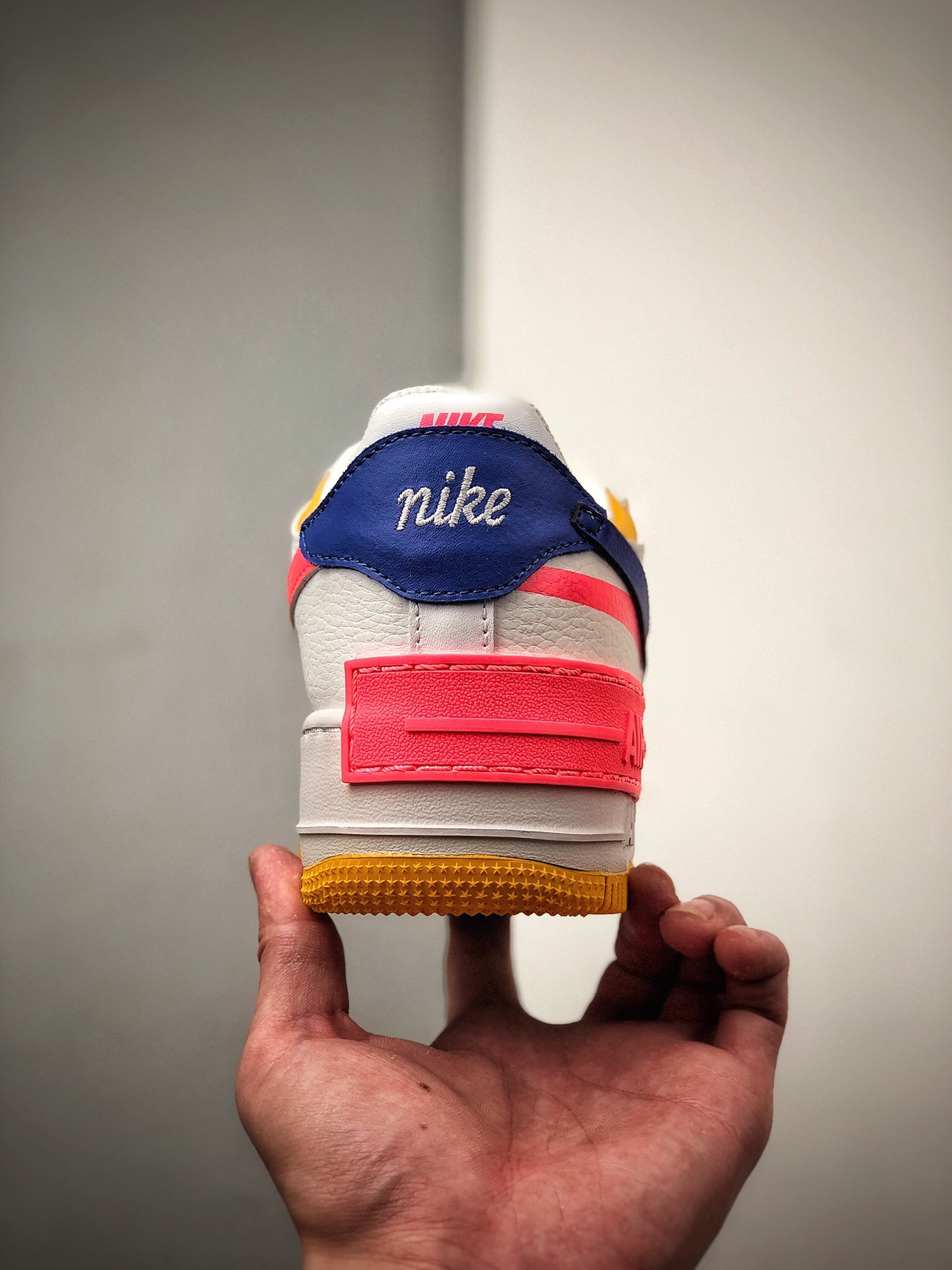 200  耐克Nike WMNS Air Force 1 Shadow 马卡龙空军一号轻量增高低帮百搭板鞋CI0919-105