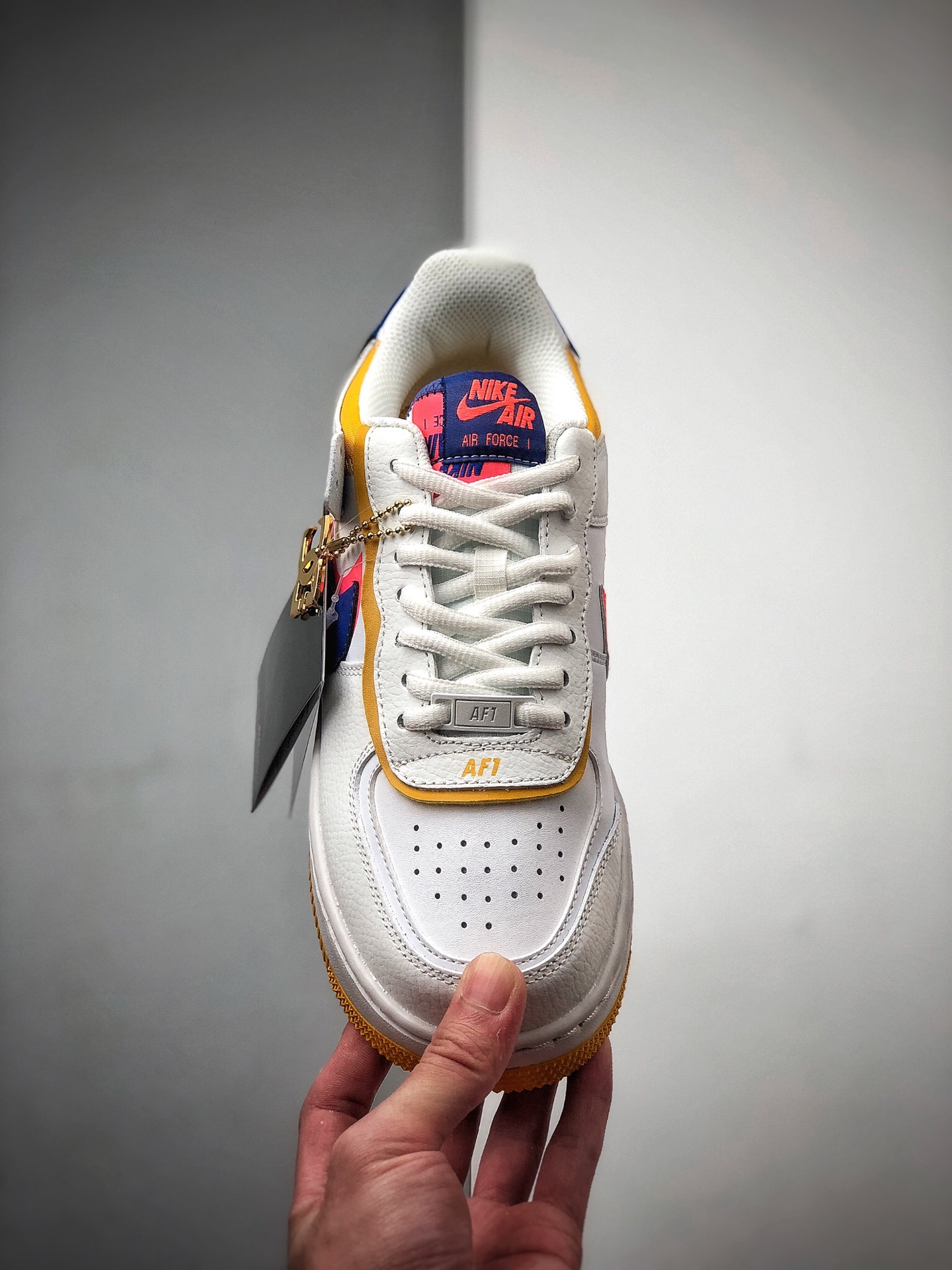 200  耐克Nike WMNS Air Force 1 Shadow 马卡龙空军一号轻量增高低帮百搭板鞋CI0919-105