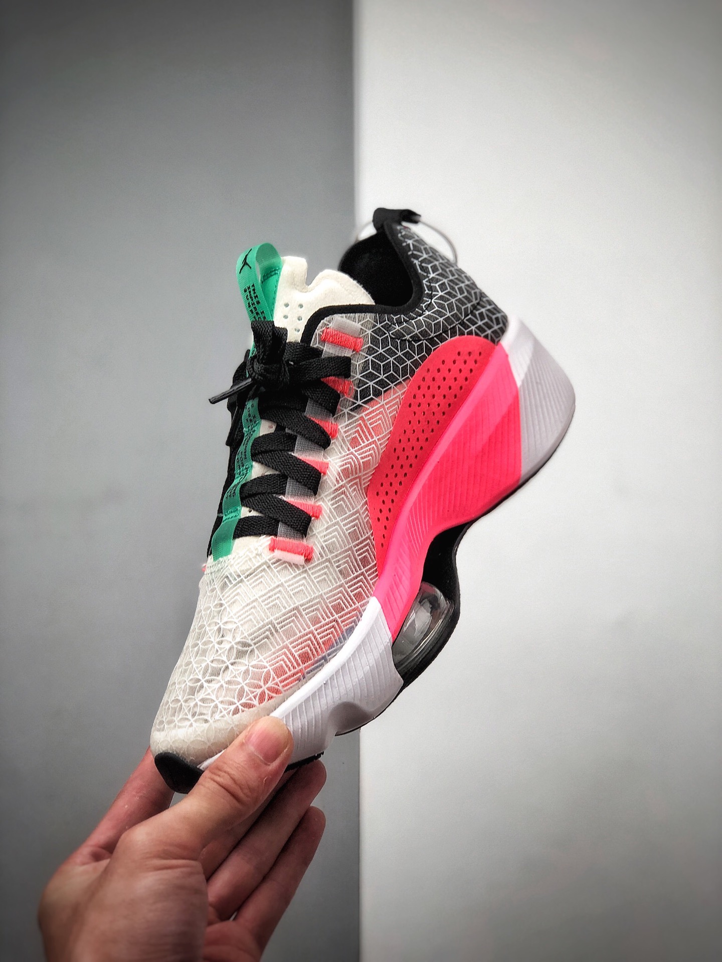 230 耐克Nike Jordan Air Zoom Renegade 黑白红 马拉松缓震休闲运动慢跑鞋CJ5383-002