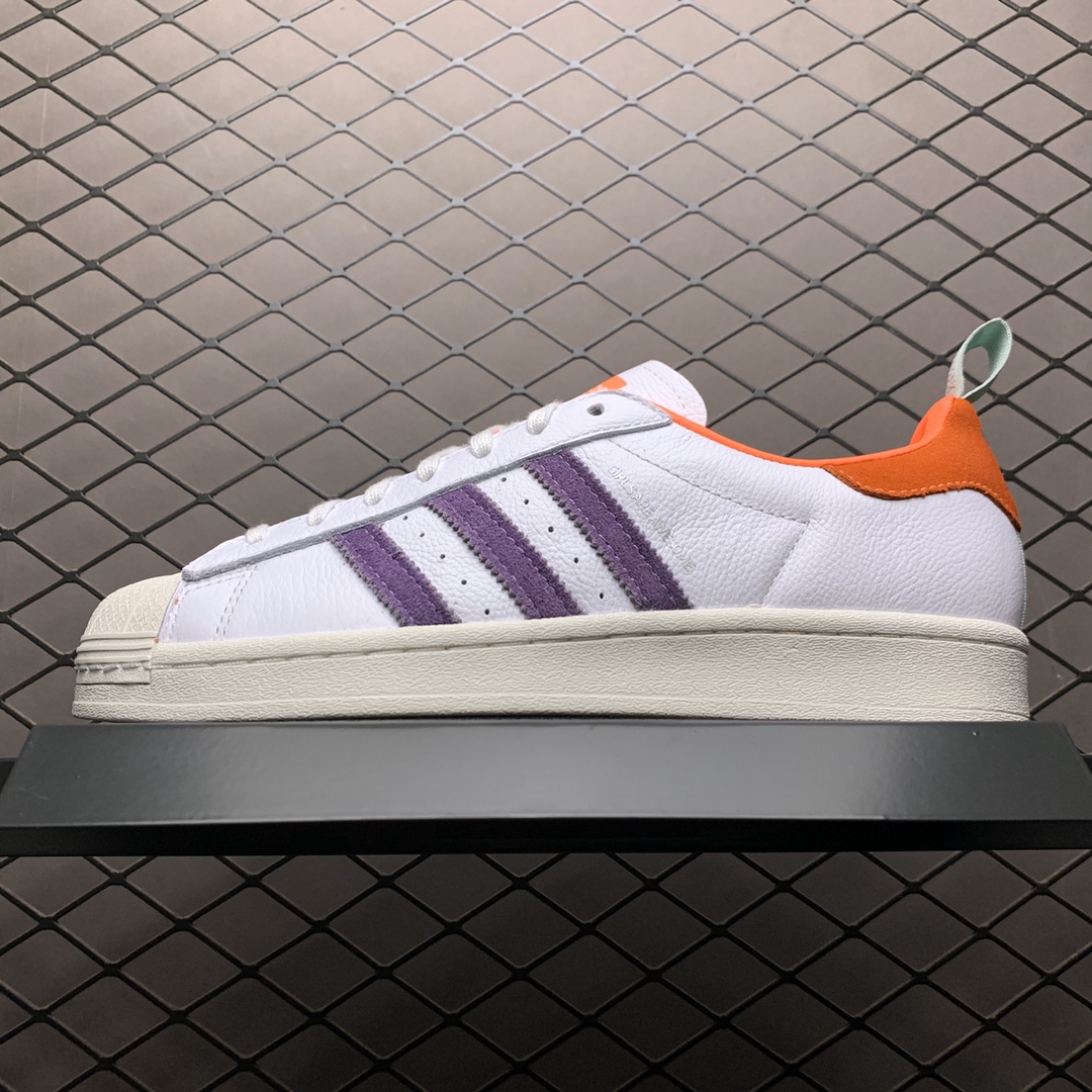 270 纯原版本 Adidas 阿迪达斯 Superstar 联名贝壳头运动休闲板鞋 FW8087