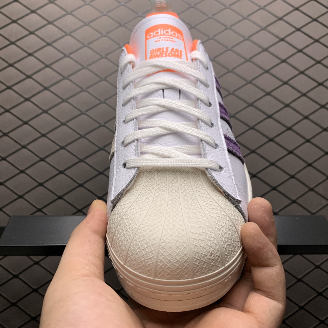 270 纯原版本 Adidas 阿迪达斯 Superstar 联名贝壳头运动休闲板鞋 FW8087