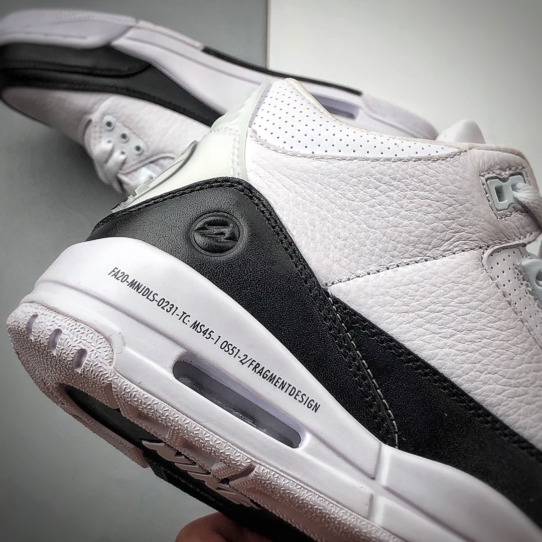 460 乔丹3代 藤原浩 闪电联名 Fragment Design x Air Jordan 3 货号：DA3595-100