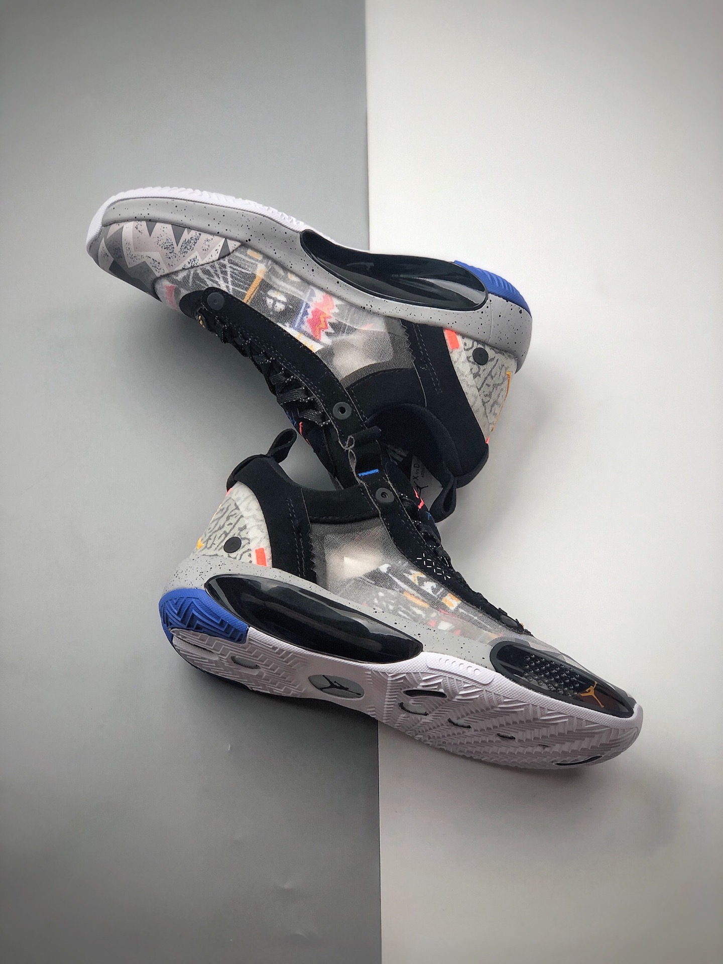 260 Air Jordan 34 Print  低邦版 白黑彩专业实战篮球鞋