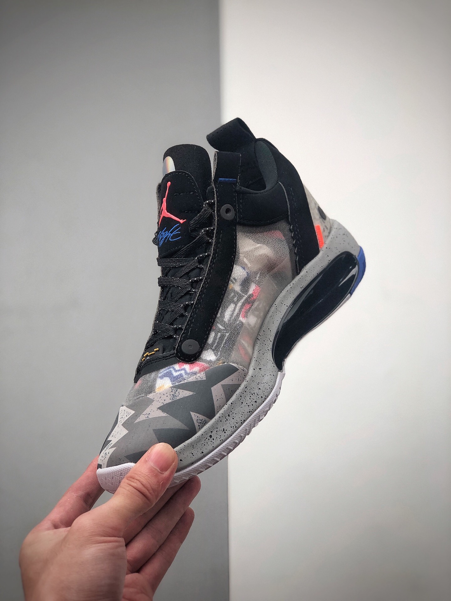 260 Air Jordan 34 Print  低邦版 白黑彩专业实战篮球鞋