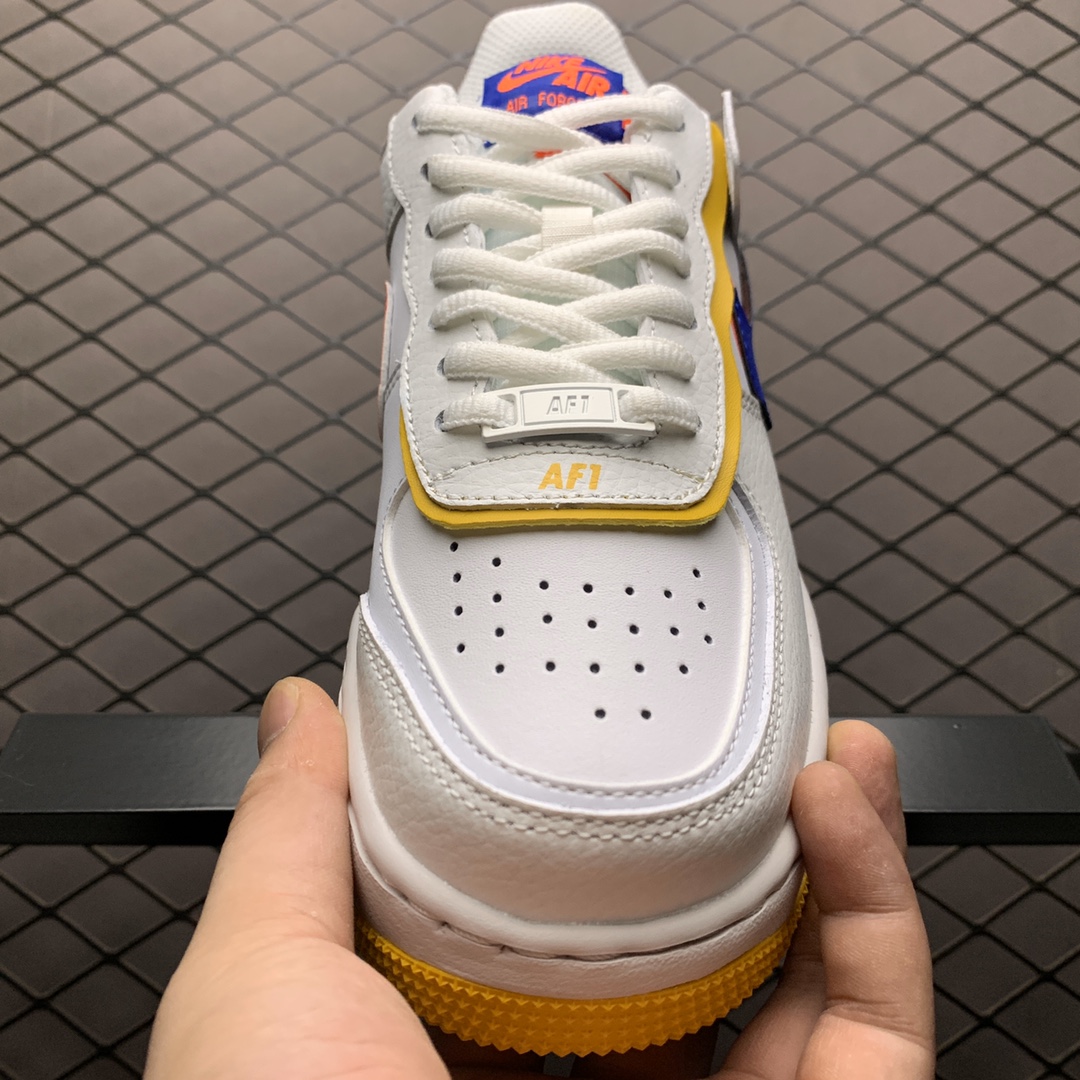 220 Nike Air Force 1 Shadow 解构系列空军一号低帮运动休闲板鞋 CI0919-105