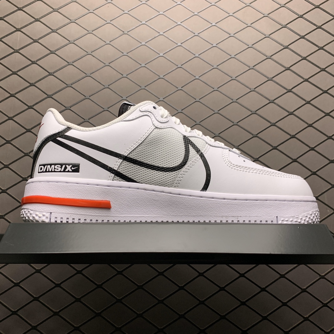 200 Nike Air Force 1 React 空军一号 低帮运动休闲板鞋 CD4366-100