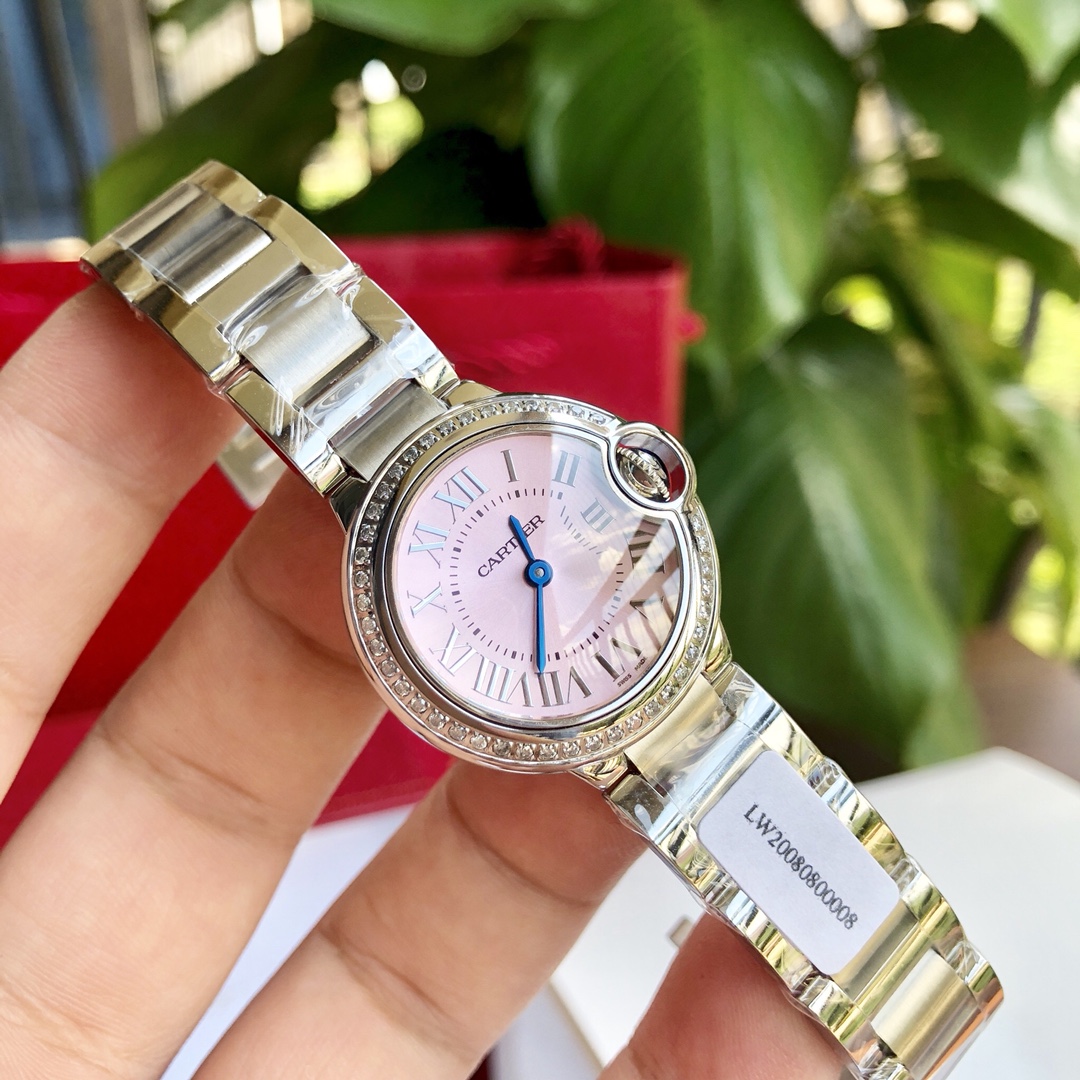 Cartier 真钻蓝气球 手表手表,cartier 2