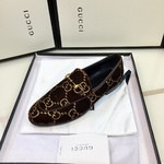 Gucci AAAAA
 Flat Shoes Half Slippers Mules Single Layer Shoes Genuine Leather Sheepskin