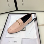 Gucci Good
 Flat Shoes Half Slippers Mules Single Layer Shoes Genuine Leather Sheepskin