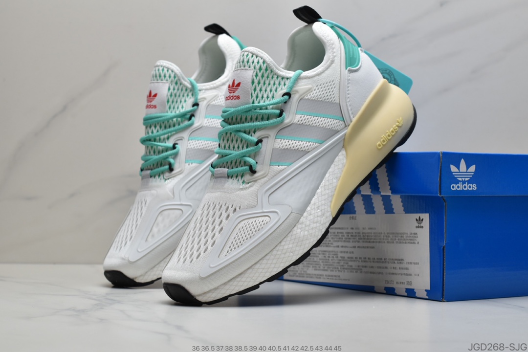 180 公司级阿迪达斯adidas Originals ZX 2K Boost这款adidas街头经典鞋FV8983