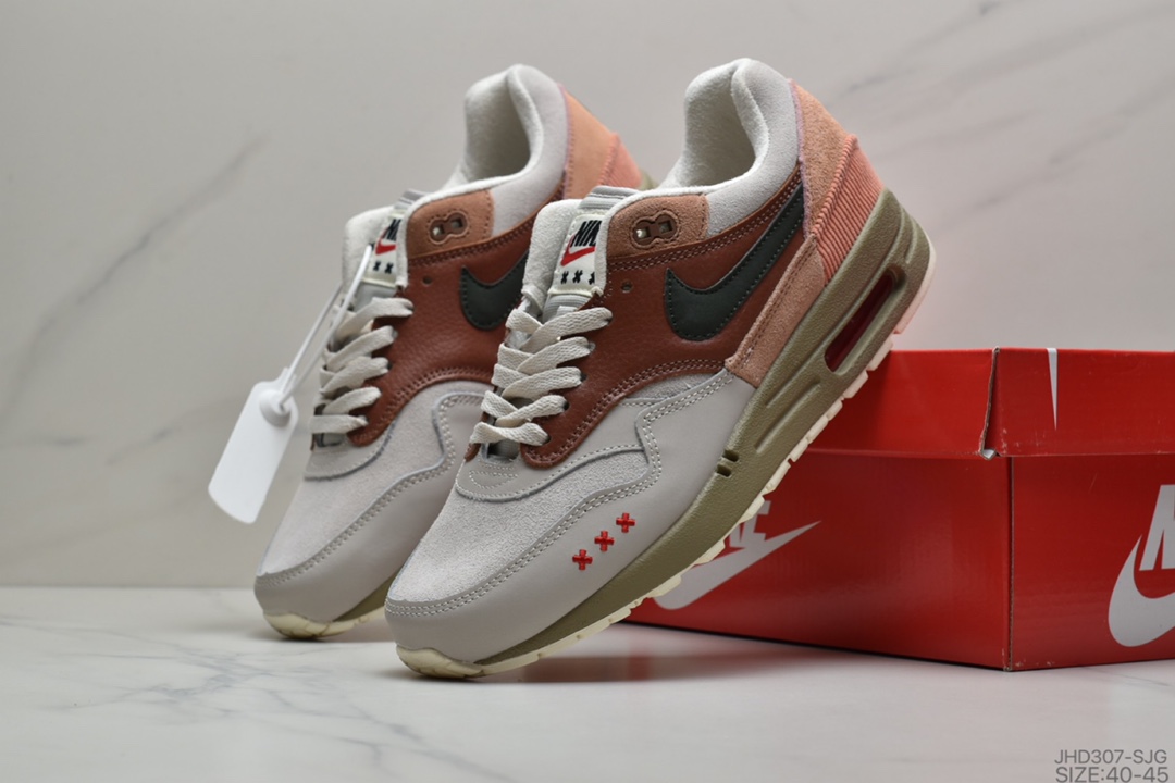 190 耐克Nike Air Max 1 City Pack”Amsterdam”初代复古气垫百搭休闲运动慢跑鞋CV1638-200