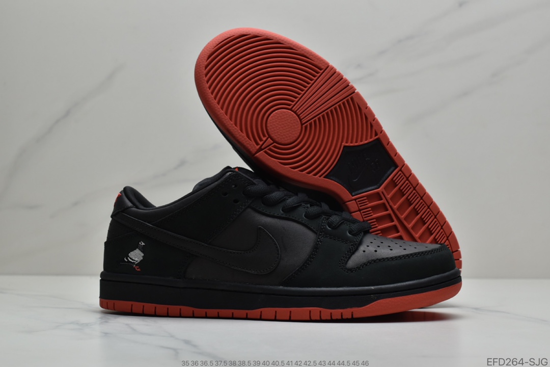 380 公司级纯原全头层Staple x Nike SB Dunk Low 元年首发配色 黑鸽子联名发售货号：883232 008