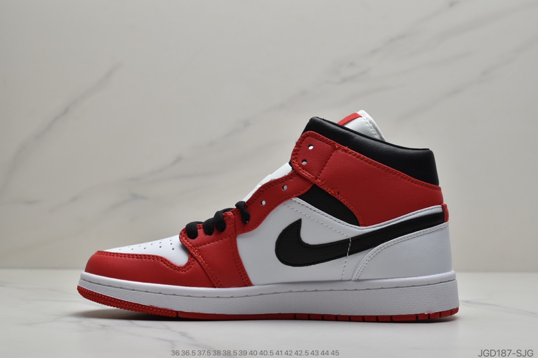 180 公司级 乔1 Air Jordan 1 Mid “Chicago”小芝加哥 554724-173