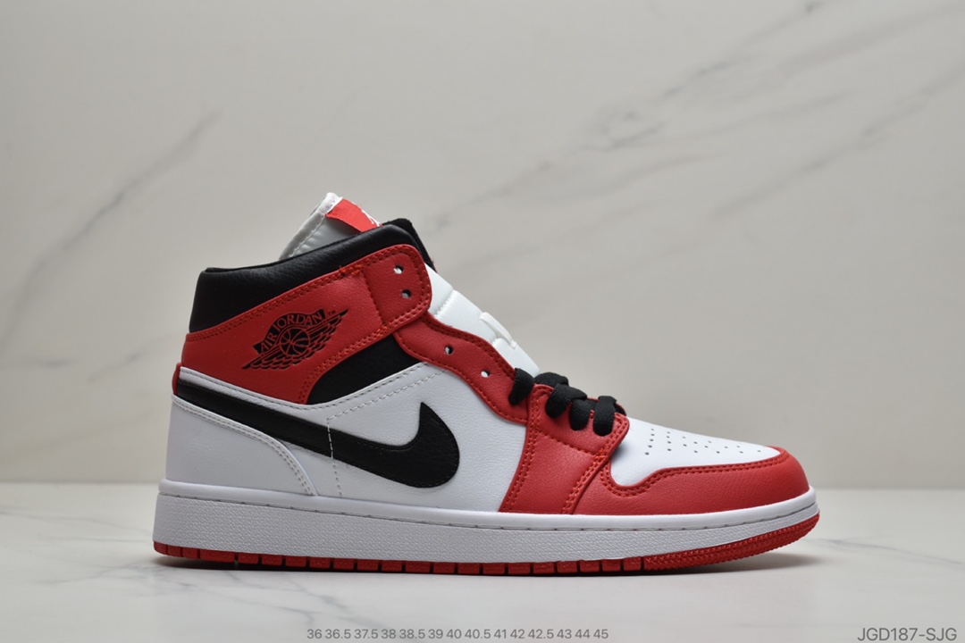 180 公司级 乔1 Air Jordan 1 Mid “Chicago”小芝加哥 554724-173