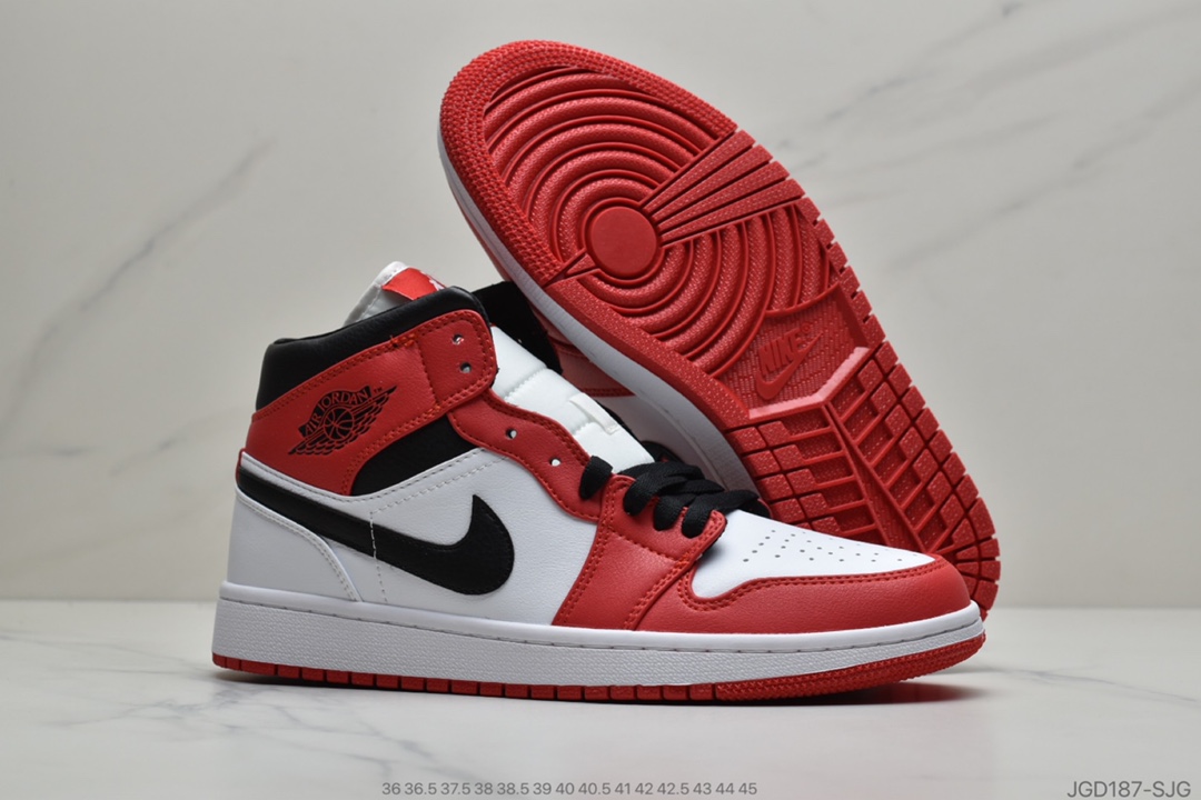 180 公司级 乔1 Air Jordan 1 Mid “Chicago”小芝加哥 554724-173