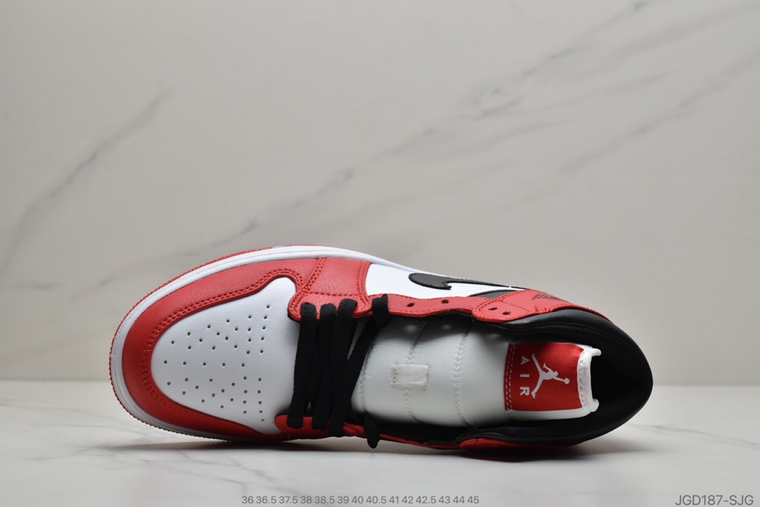 180 公司级 乔1 Air Jordan 1 Mid “Chicago”小芝加哥 554724-173