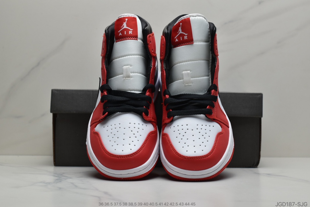 180 公司级 乔1 Air Jordan 1 Mid “Chicago”小芝加哥 554724-173