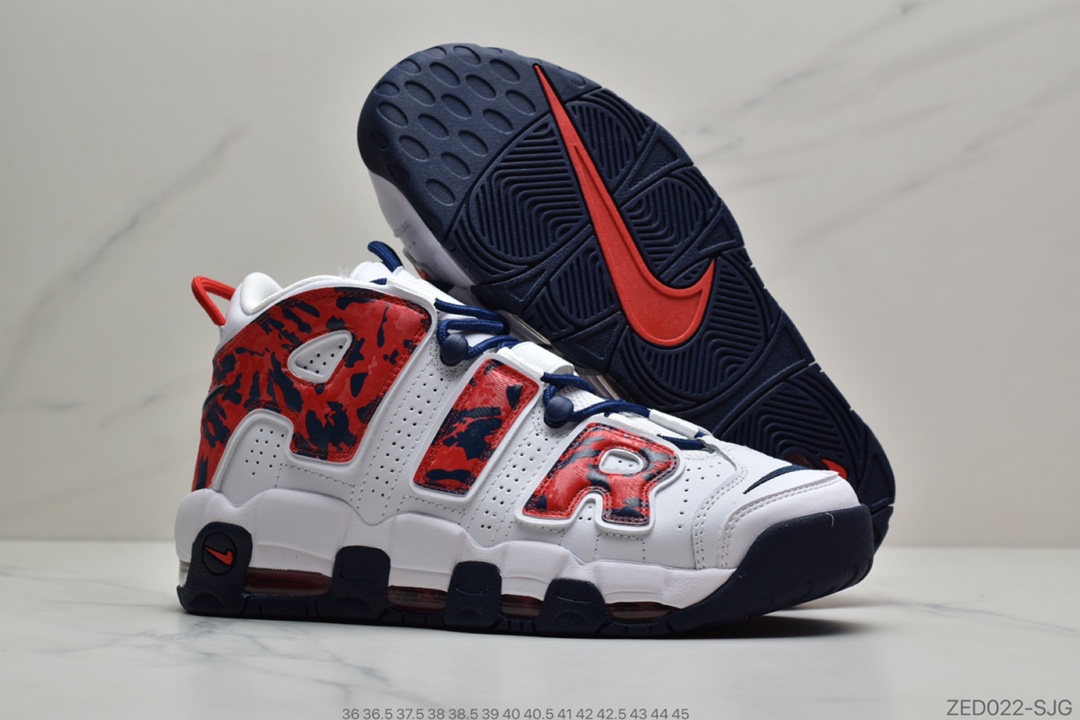 260 公司级耐克Nike WMNS Air More Uptempo GS”Barely Green0”皮蓬CZ7885-100