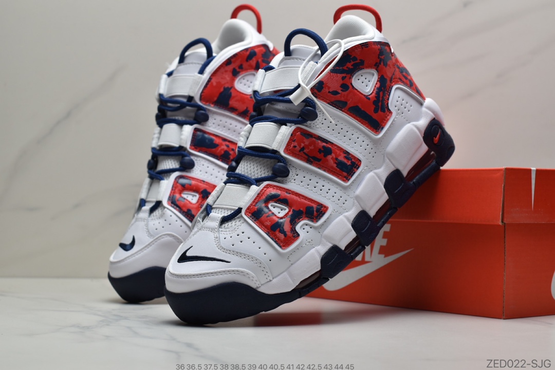 260 公司级耐克Nike WMNS Air More Uptempo GS”Barely Green0”皮蓬CZ7885-100