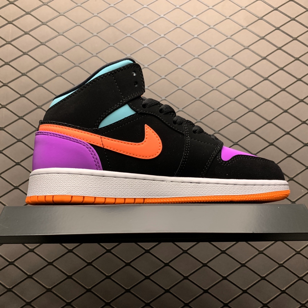 270 Air Jordan 1 MID GS AJ1乔1中帮文化篮球鞋 554725-083 糖果鸳鸯 拼色-莆田鞋,莆田鞋货源,高仿鞋,高仿鞋货源,安福档口,莆田高仿鞋,莆田鞋批发,高仿鞋批发,莆田高仿运动鞋,高仿运动鞋,莆田运动鞋 270 Air Jordan 1 MID GS AJ1乔1中帮文化篮球鞋 554725-083 糖果鸳鸯 拼色