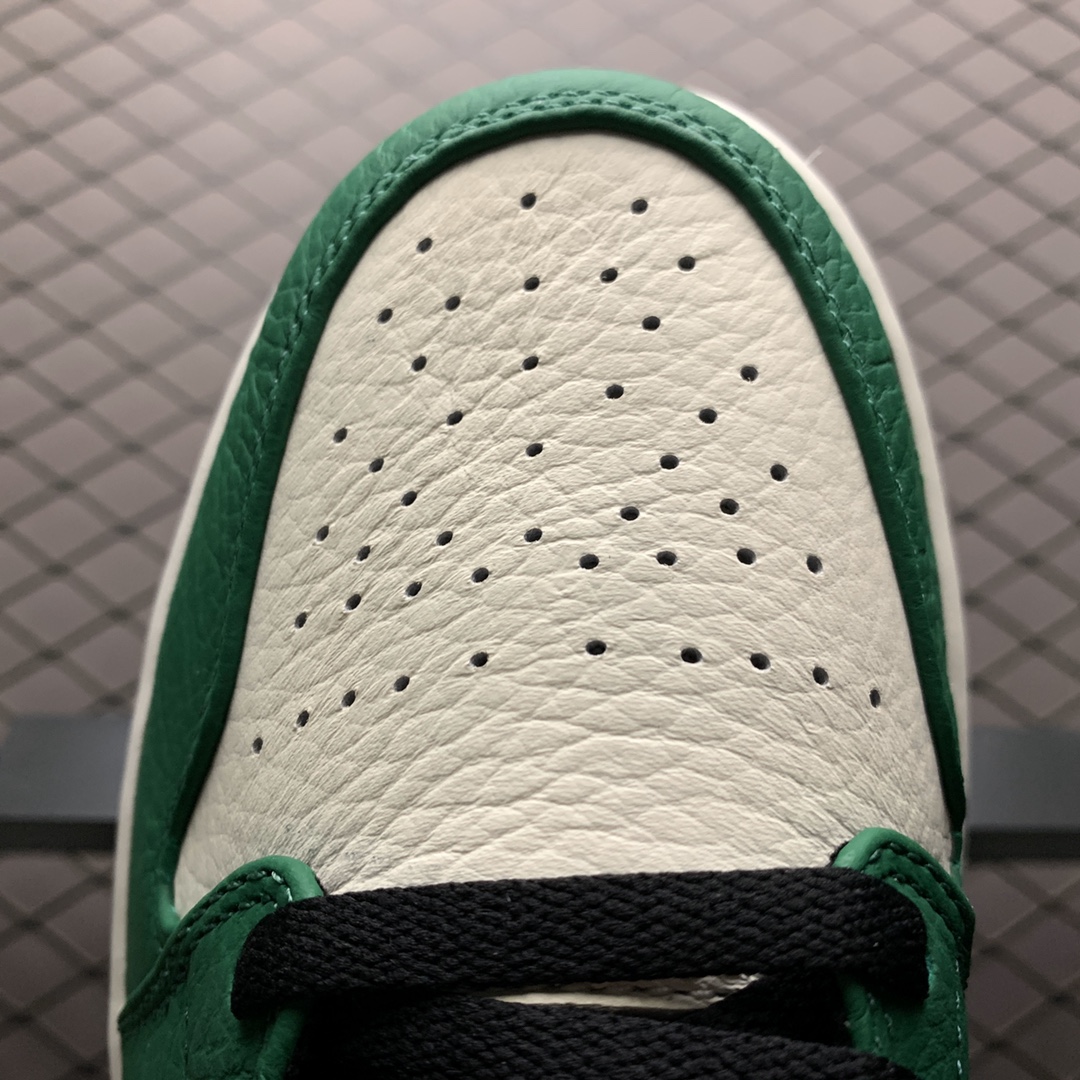 270 Air Jordan 1 MID AJ1乔1中帮文化篮球鞋 852542-301 白绿脚趾