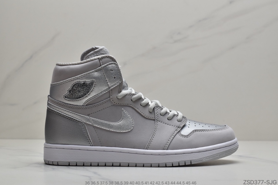 310 公司级Air Jordan 1 High OG 灰银麂皮货号：DC1788-029