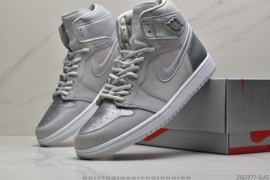 310 公司级Air Jordan 1 High OG 灰银麂皮货号：DC1788-029