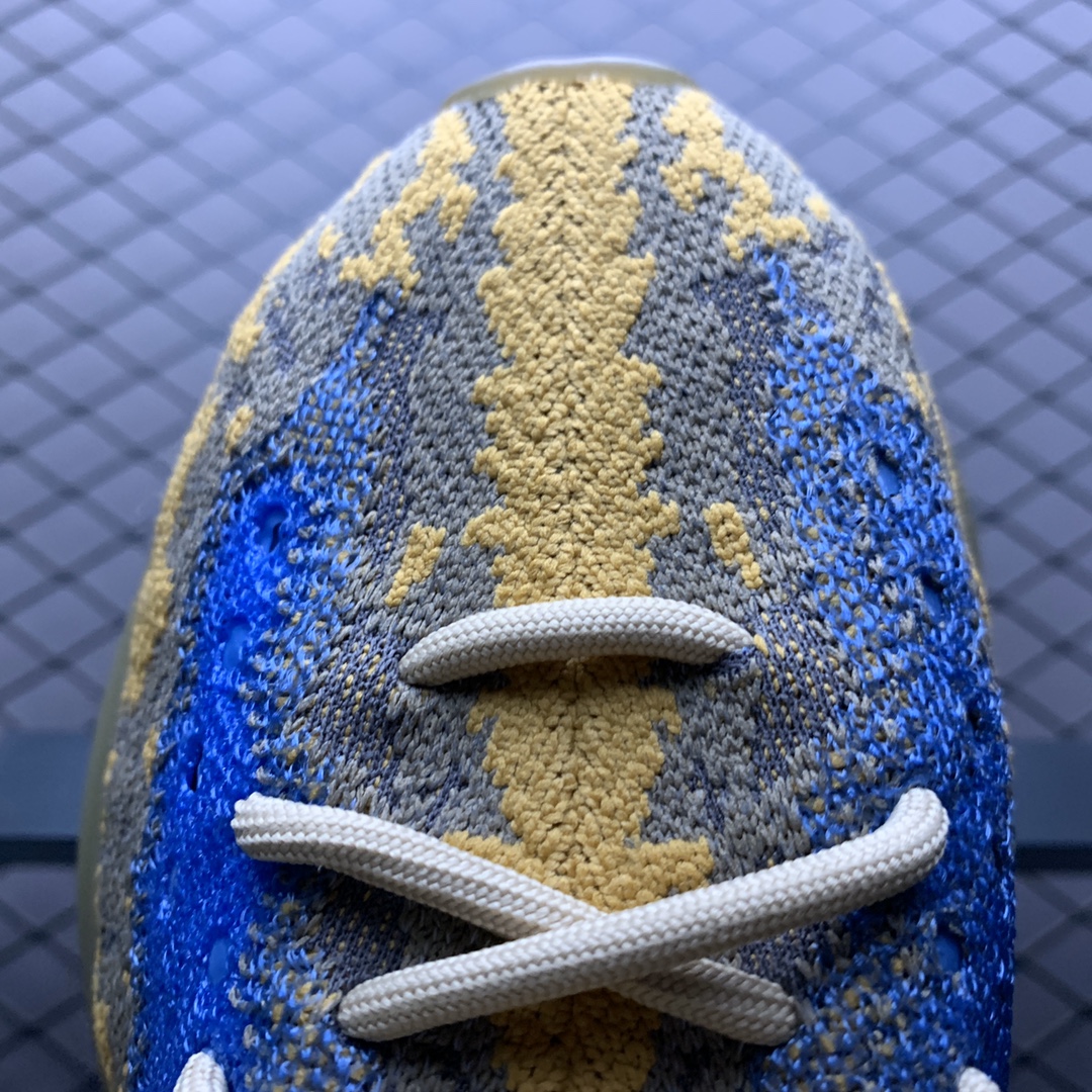 460 纯原版本 Adidas 阿迪达斯 Yeezy 380 Boost 椰子380新配色 ” Blue Oat Reflective ” 蓝棕 满天星