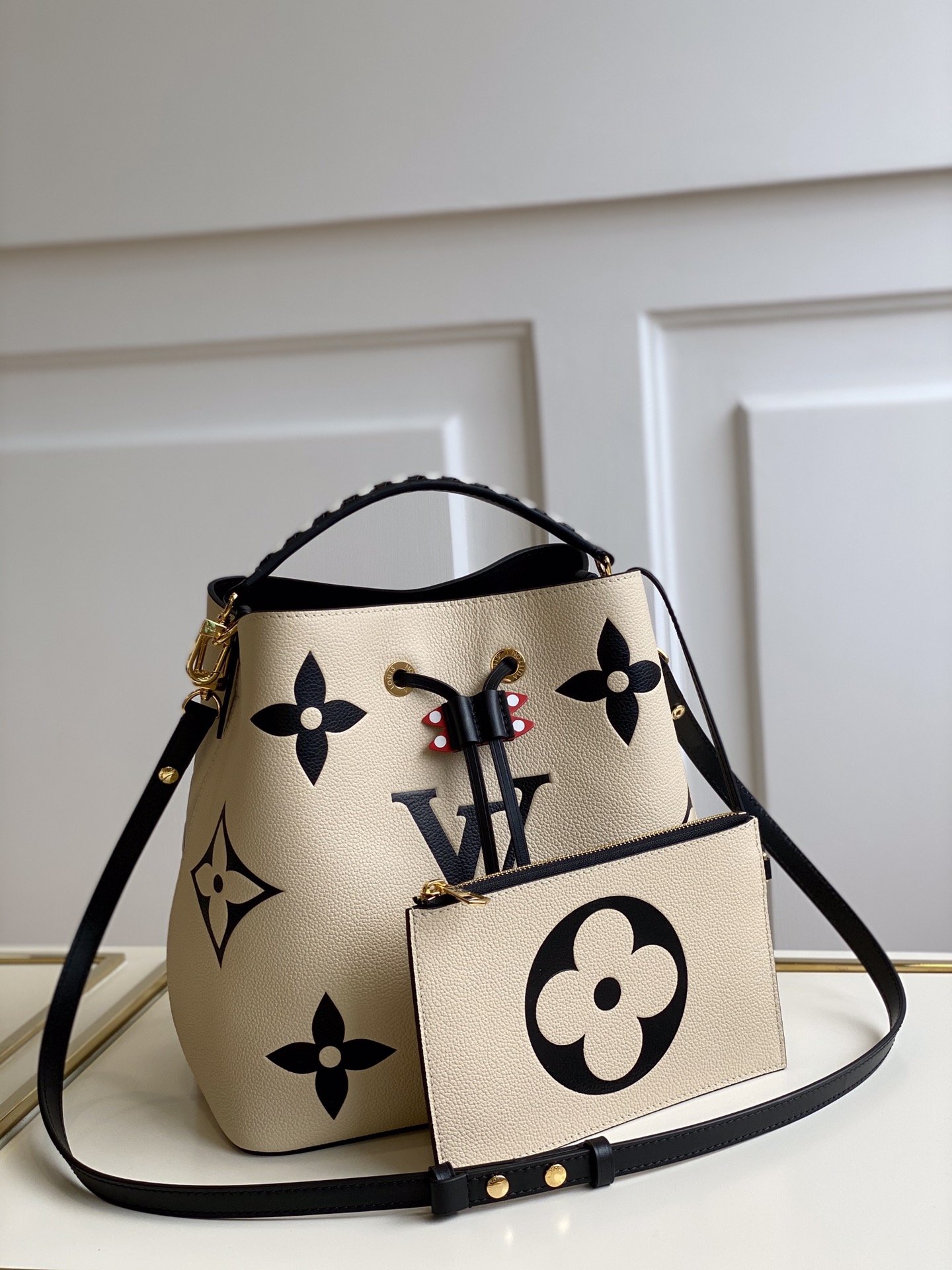 Louis Vuitton LV NeoNoe Knockoff
 Handbags Bucket Bags White Printing Weave M56889