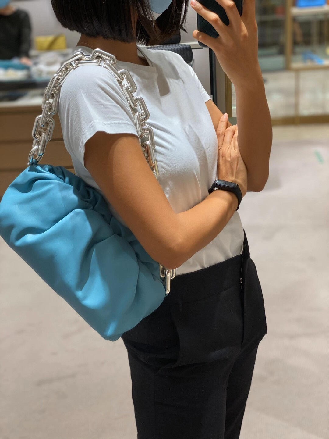 Bottega Veneta ๐๐๐ ๐พ๐๐ผ๐๐ ๐๐๐๐พ๐ 31CM BAG 620230ๆฒน็ป่/้ถ้พ
