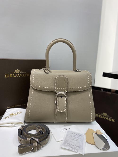 Delvaux Brillant Bag: Belgian Royal Brand, Hand-stitched, Adjustable Strap