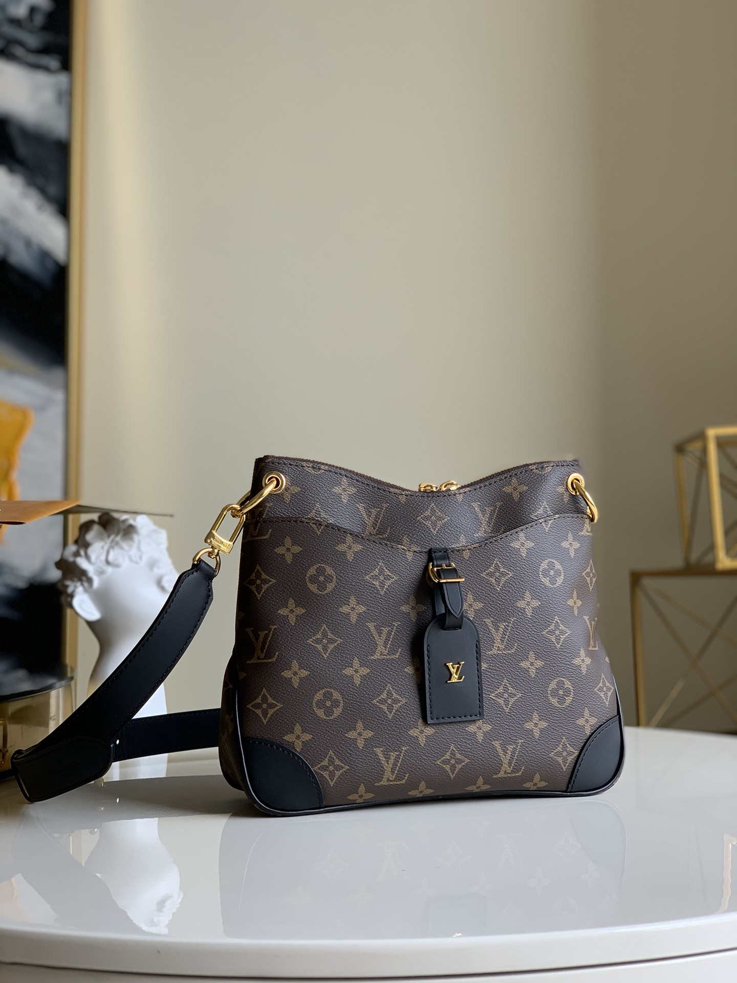 Louis Vuitton LV Odeon Bags Handbags Monogram Canvas Cowhide Fabric Fall/Winter Collection M45353