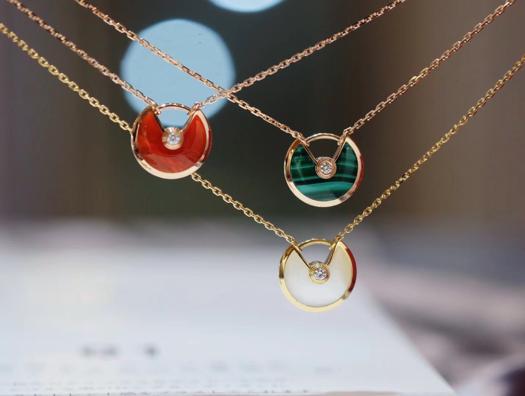 NO:360199,Cartier diamond necklace, cartier necklace19860909卡家护身符钻石项链,卡地亚项链,cartier,necklace,Jewelry