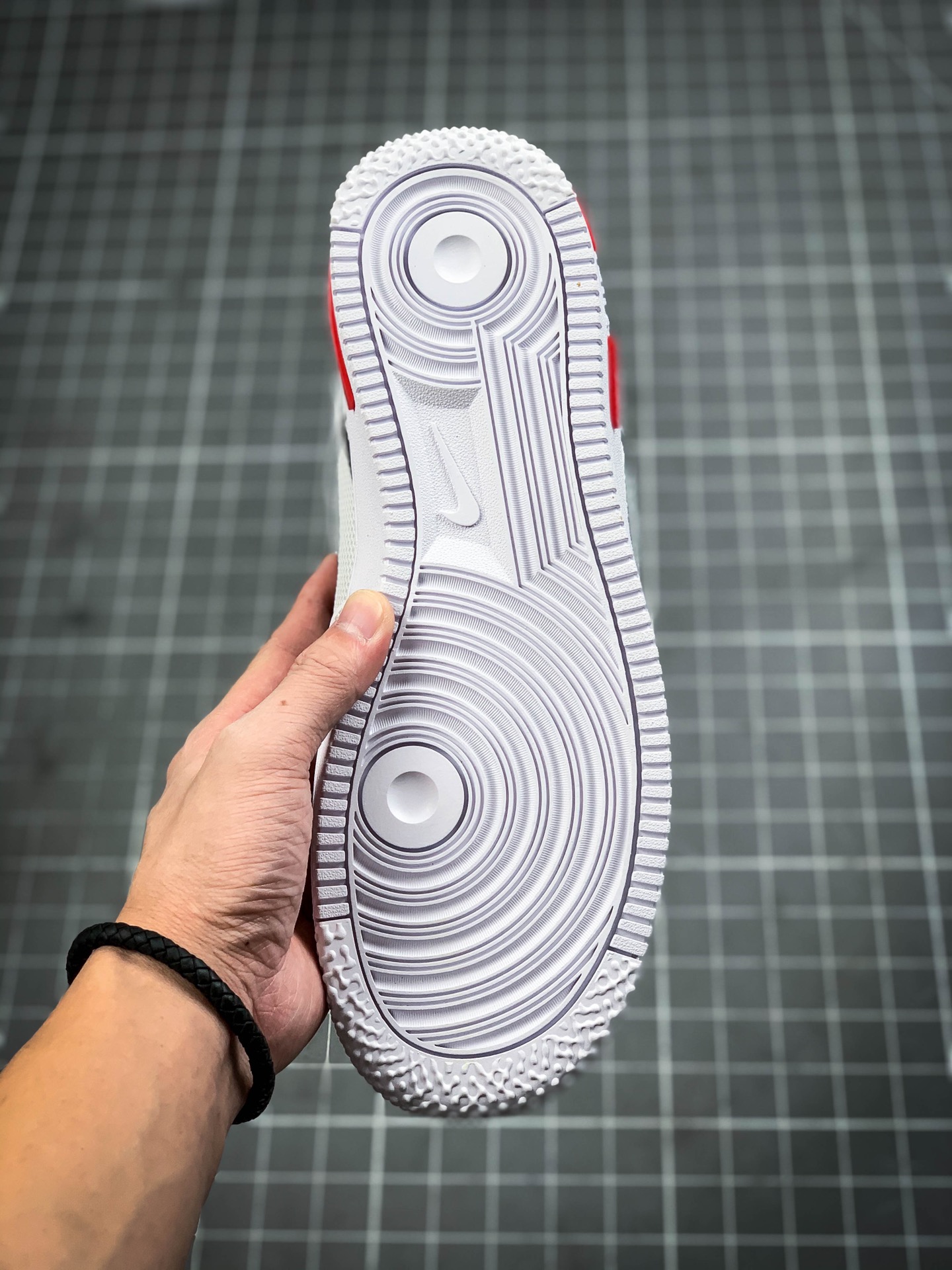 200  AIR FORCE 1 REACT WHITE D/MS/X白红经典色 CD4366-100
