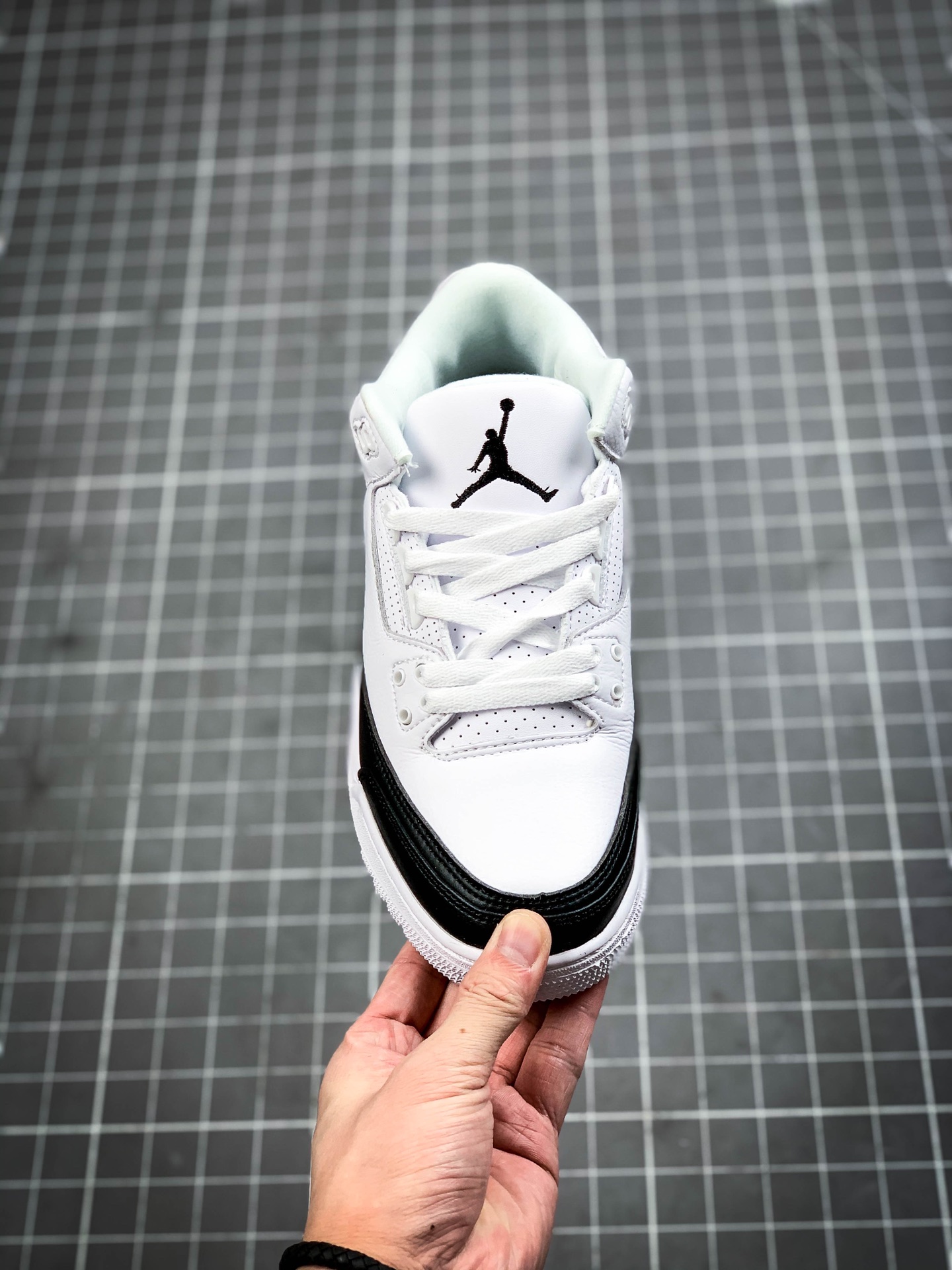 330 纯原版本Fragment Design x Air Jordan 3 AJ3 乔3 藤原浩 闪电联名 货号：DA3595-100 611