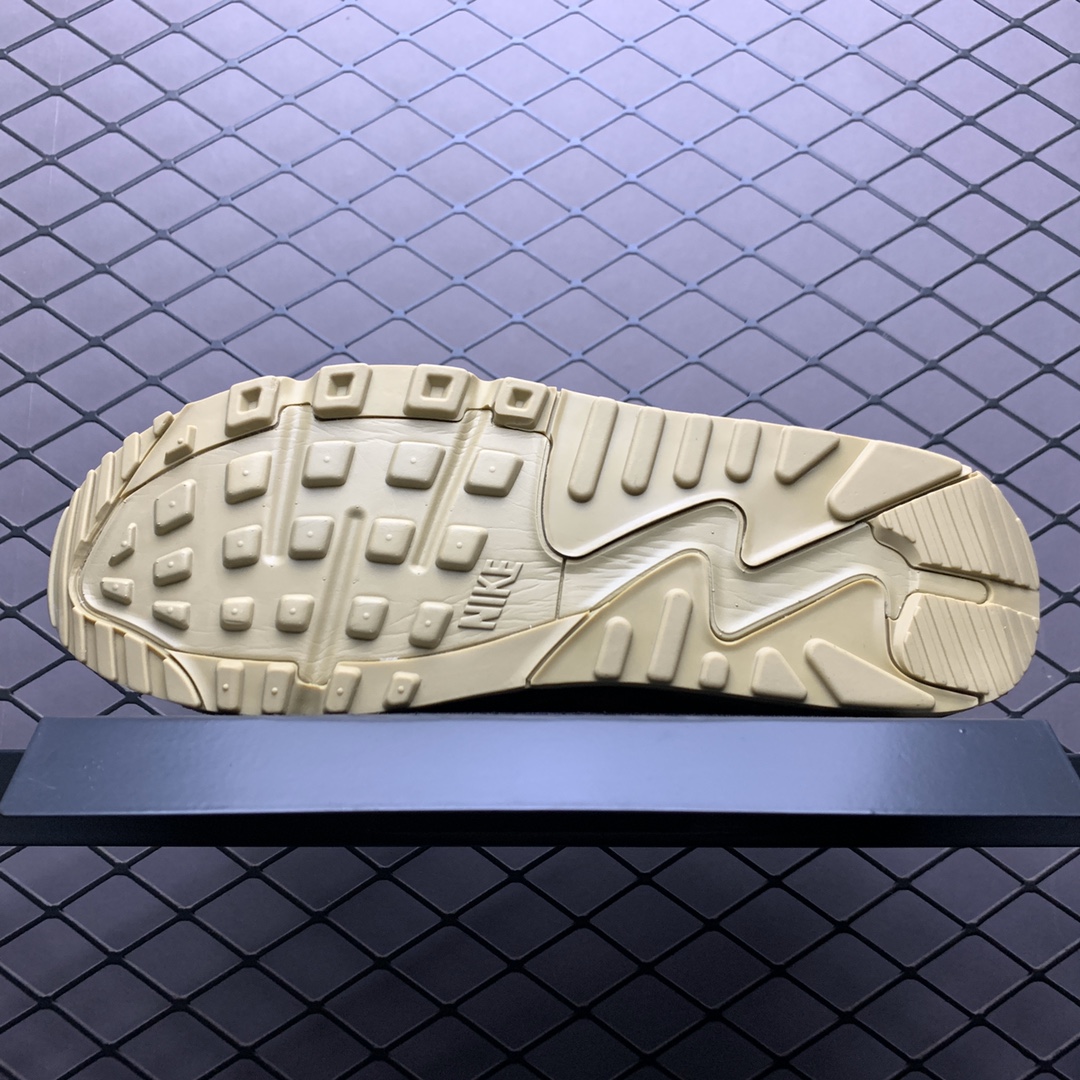 360 纯原版本 OFF-White x Nike Air Max 90 OW 联名限量经典气垫跑鞋 全新货出 AA7293-200