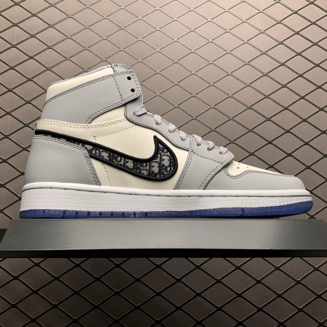 1000 纯原版本 Dior x Air Jordan 1 High OG AJ1乔1迪奥联名CN8607-002 限量文化篮球鞋