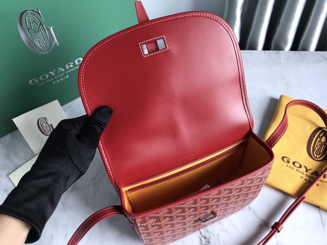 NO:199744,Red interior details are presented, Goya19860909红色内部细节图呈现,戈雅,Bag