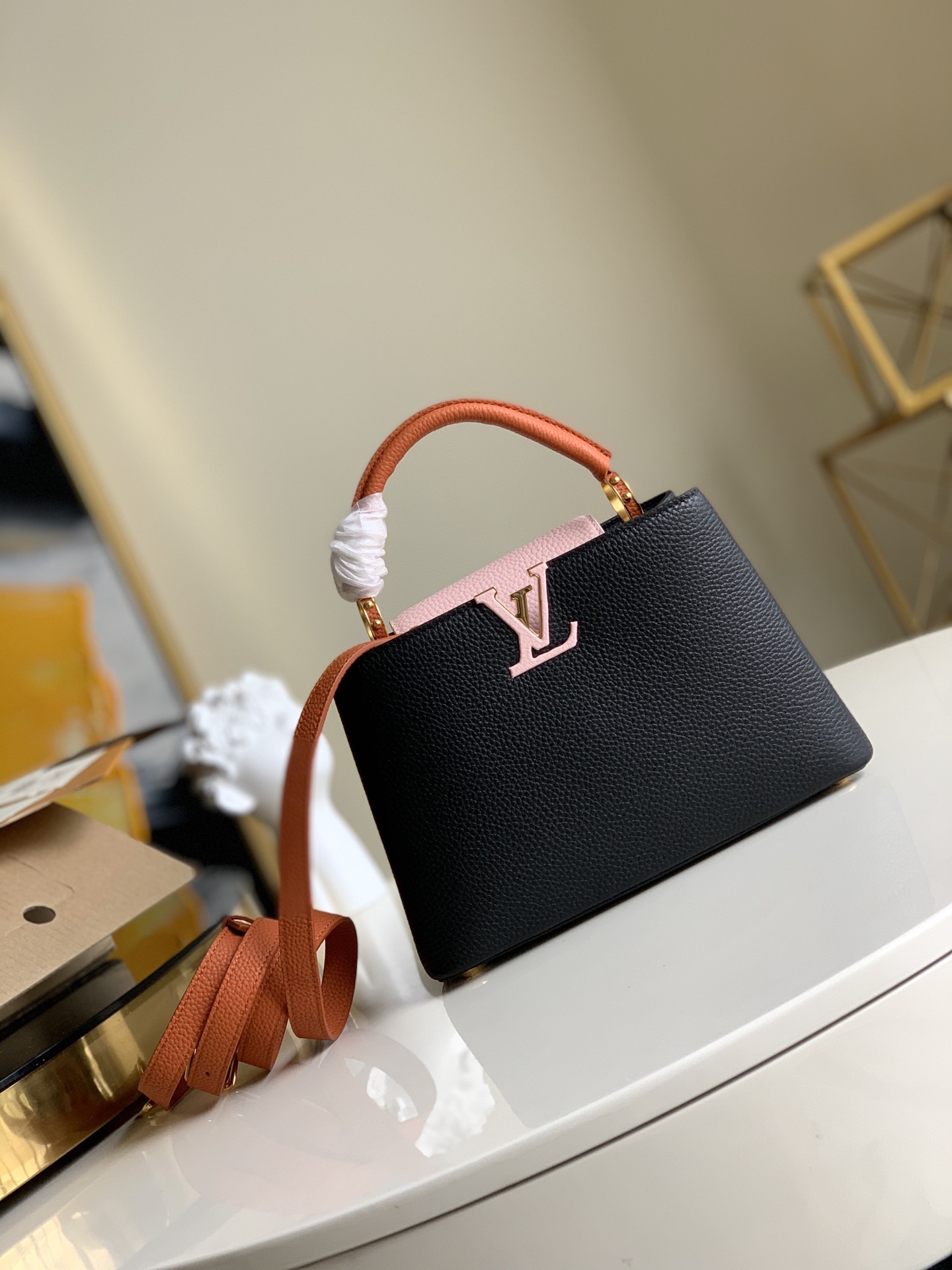 Louis Vuitton LV Capucines Bags Handbags Perfect Quality Designer Replica
 Black Fashion Casual M55791