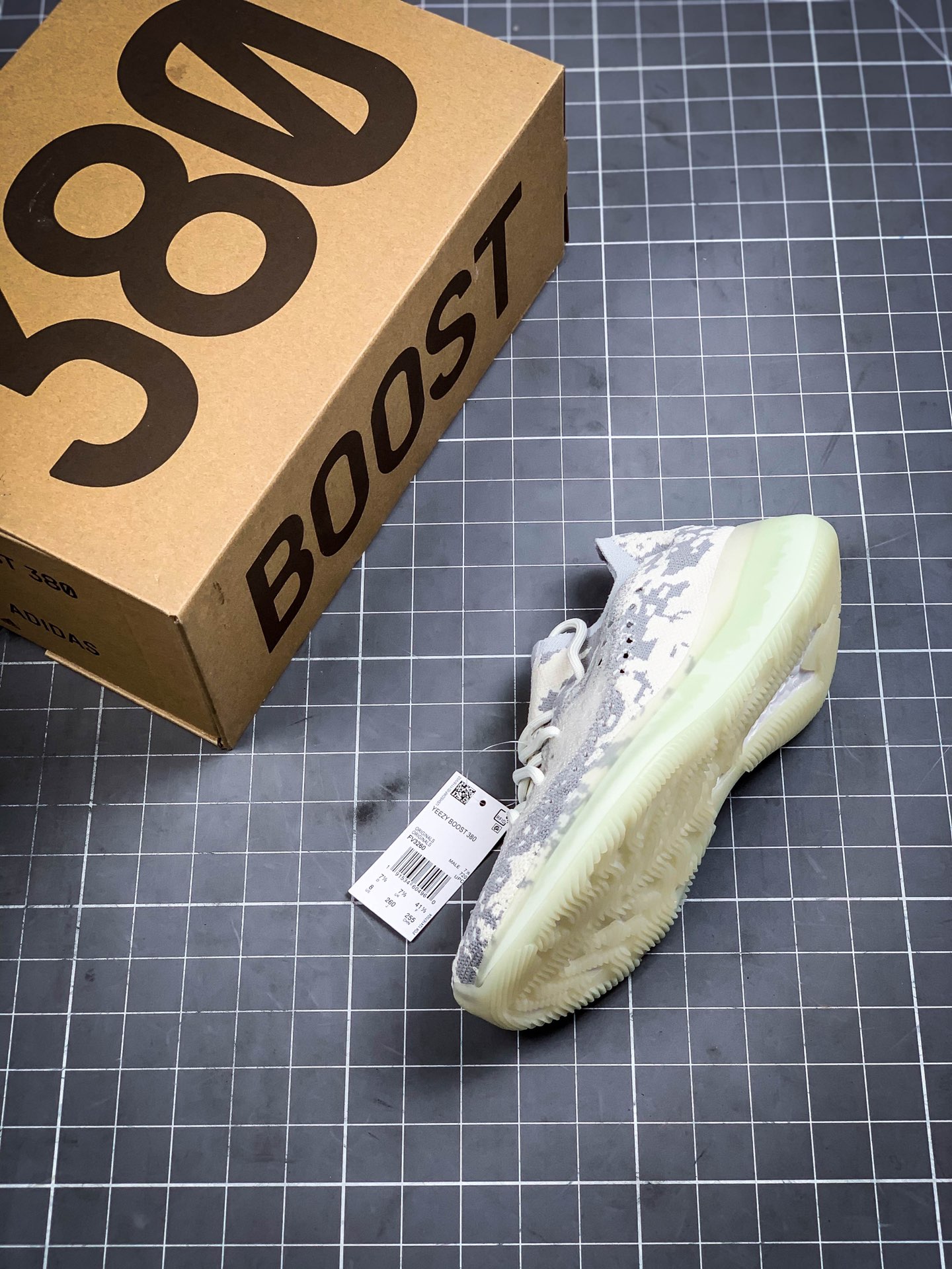 200 纯原  Adidas Yeezy Boost 380 V3 椰子380系列 FV3260-244