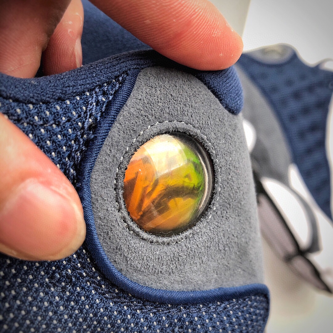 420 Air Jordan 13 Flint AJ13 GIGI 乔丹13篮球鞋/白蓝 海军蓝 3414571-404