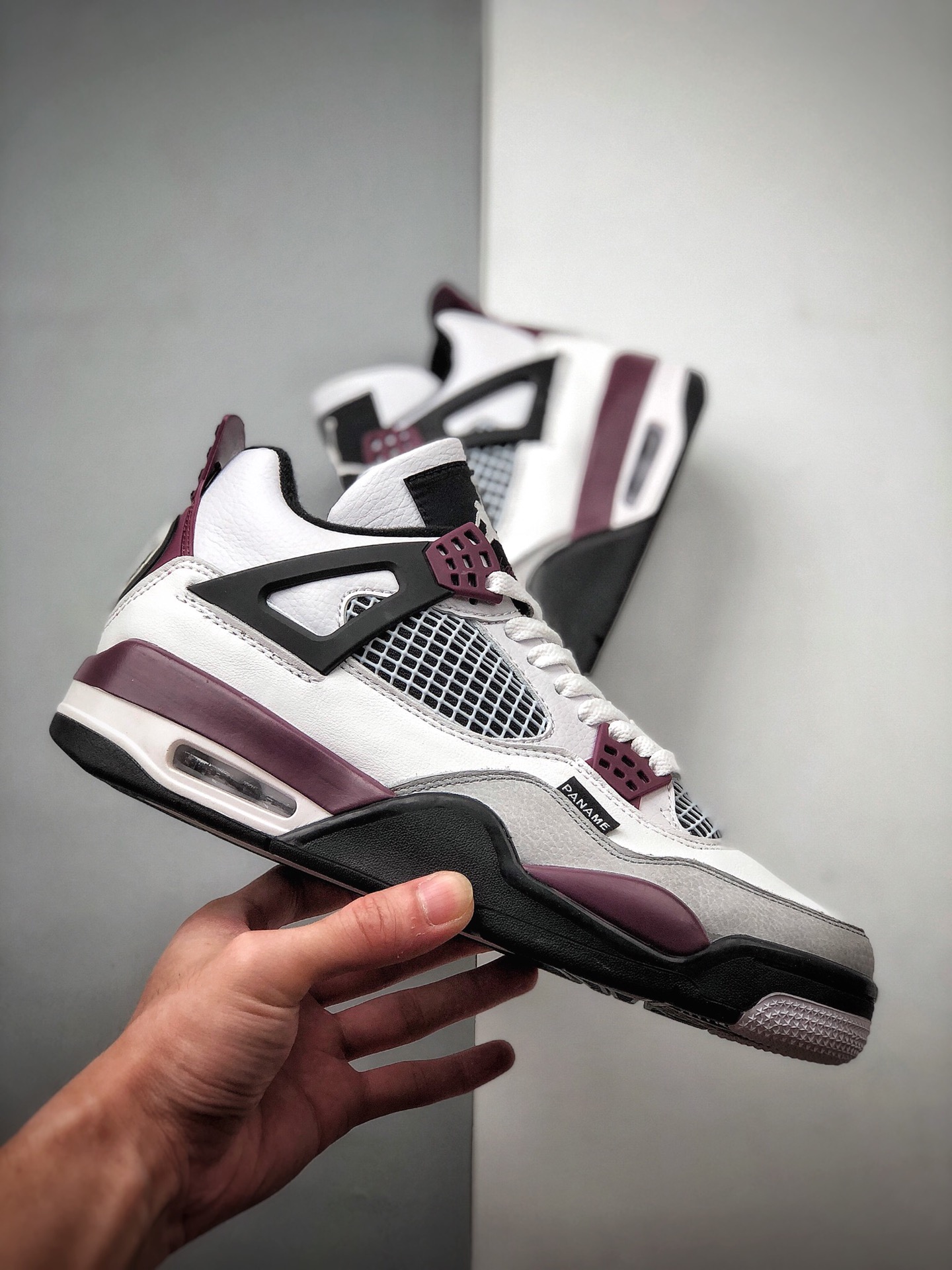 450 全头层新品！ Air Jordan 4 与巴黎圣日尔曼联名 货号：CZ5624 100