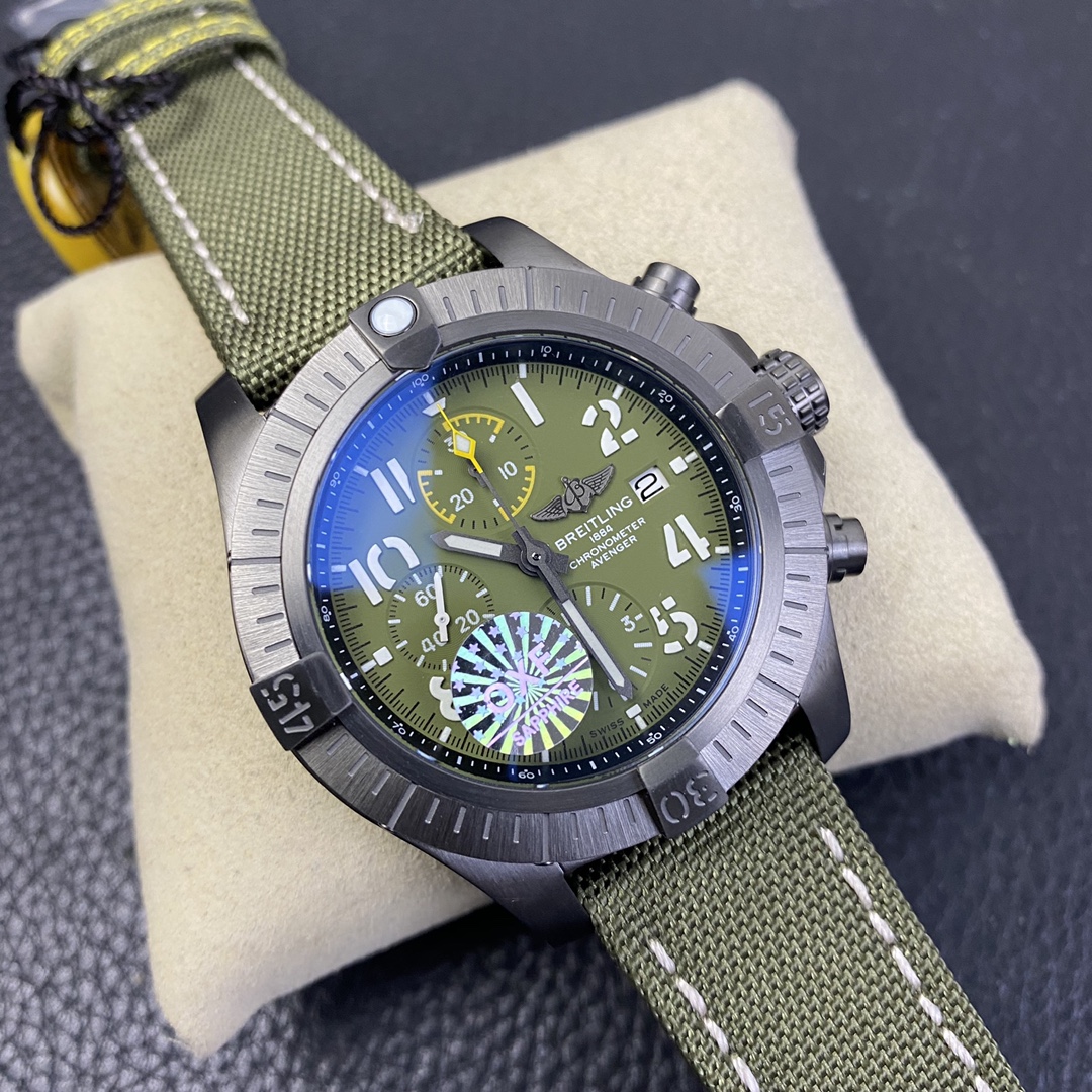 [Breitling Watches]OXF Avenger Series Chronograph Military Green