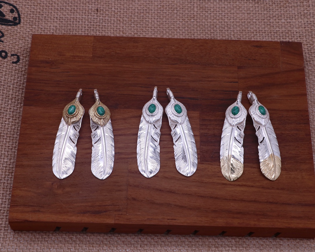 NO:101013,GORO'S Takahashi Goro Indian Style White Tropical Feather Goros Necklace Pendant High-end Quality, Takahashi Single Part, Necklace19860909GORO'S 高桥吾郎 印第安风 白色松石羽毛 goros 项链吊坠 高端品质,高桥单件,necklace,Jewelry