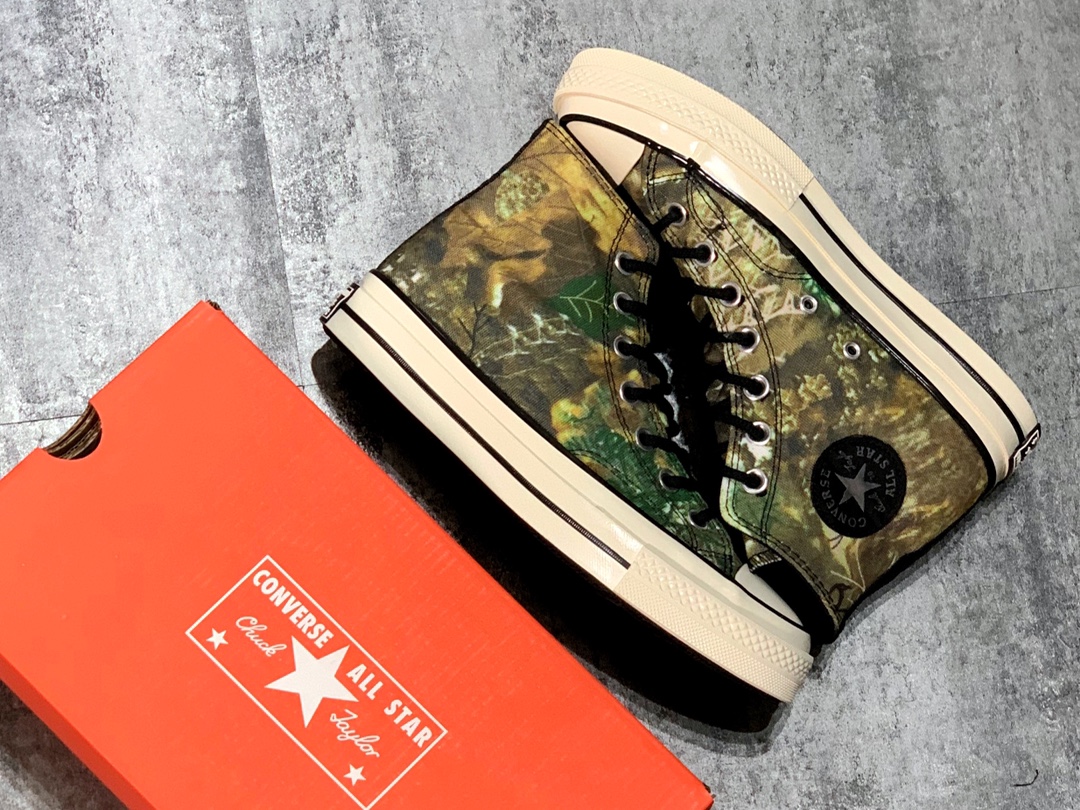 140 Converse Chuck 70s 迷彩树木印花 新系列Real Tree Camo