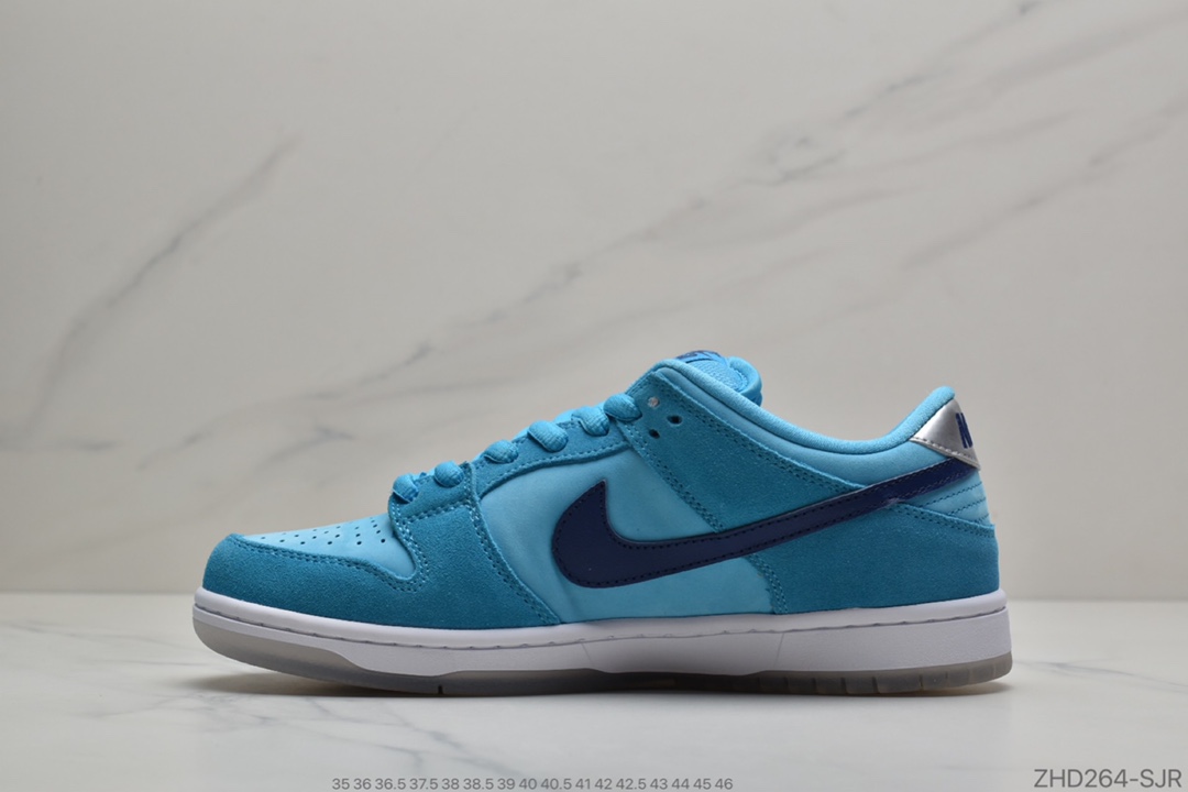 300 公司级耐克NIKE SB DUNK LOW PRO 蓝仿色 以前”DUNK”只一是双普的通篮球鞋BQ6817-400