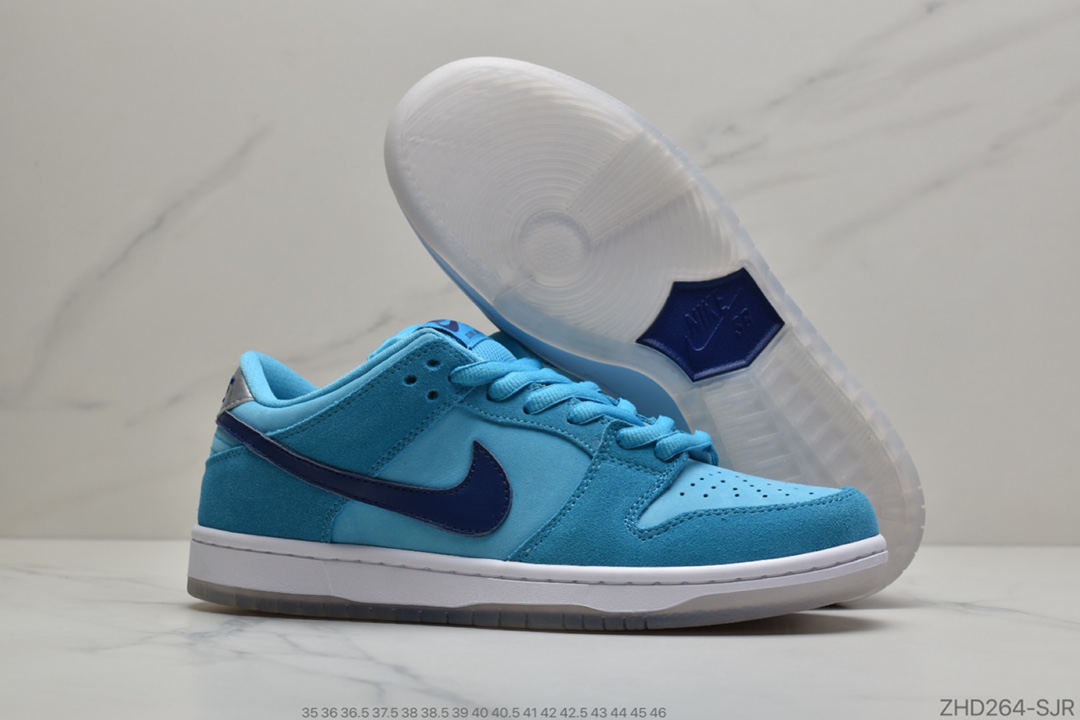 300 公司级耐克NIKE SB DUNK LOW PRO 蓝仿色 以前”DUNK”只一是双普的通篮球鞋BQ6817-400