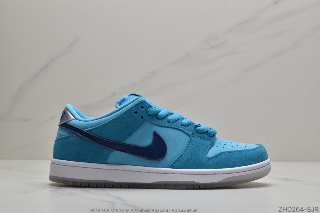 300 公司级耐克NIKE SB DUNK LOW PRO 蓝仿色 以前”DUNK”只一是双普的通篮球鞋BQ6817-400